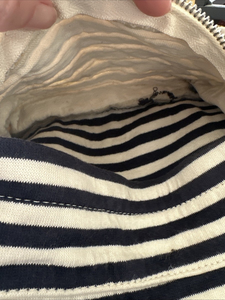 John Golt Switzerland Navy & Cream Stripped Backpack EUC, New no Tag John galt navy backpack - Gem main image 2