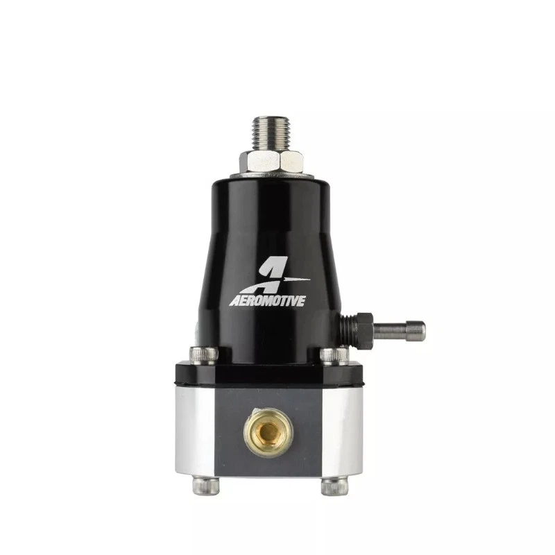 Aeromotive Fuel Pressure Regulator 13129; Compact EFI 30-70 psi Return Style Foto 2 de 4