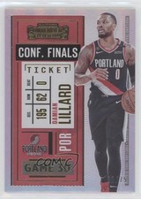 2020-21 Panini Contenders Conference Finals Ticket 20/75 Damian Lillard #17 s1i