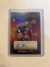 2023-24 Panini NBA Hoops - Rookie Ink Kobe Brown #RI-BRO (AU, RC)