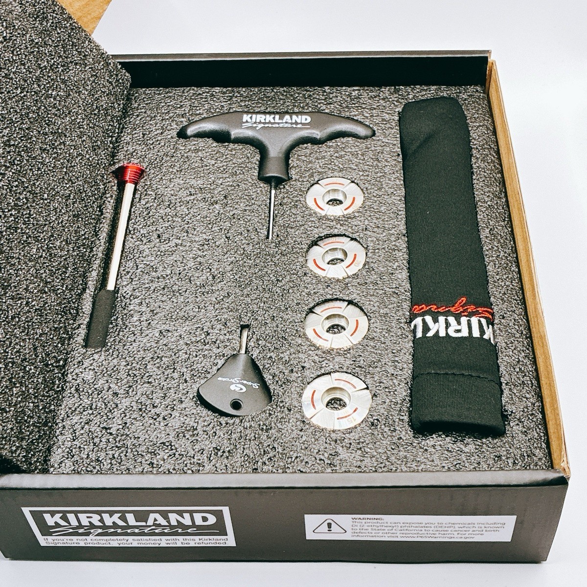 Kirkland Signature KS1 Putter Weight Kit w/ Wrench & Grip Weight