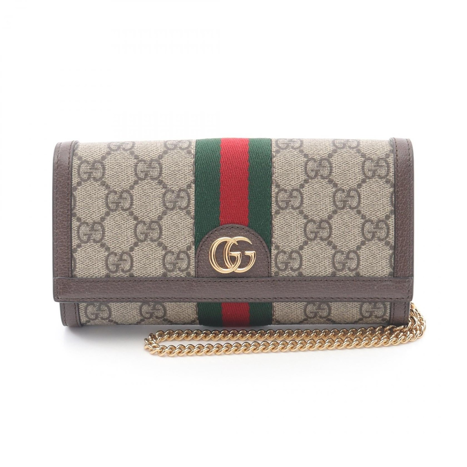 Gucci Ophidia GG Supreme Coated Canvas Shoulder Bag in Beige One Size