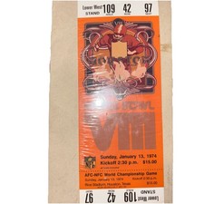 1990 Budweiser Collectable Super Bowl Ticket Lower West Stand still in rapper