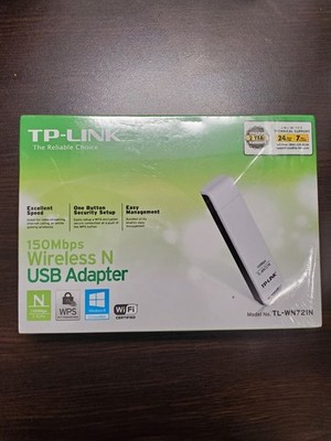 Sealed- TP-Link TL-WN721N 150Mbps Wireless N USB Adapter - New in Box