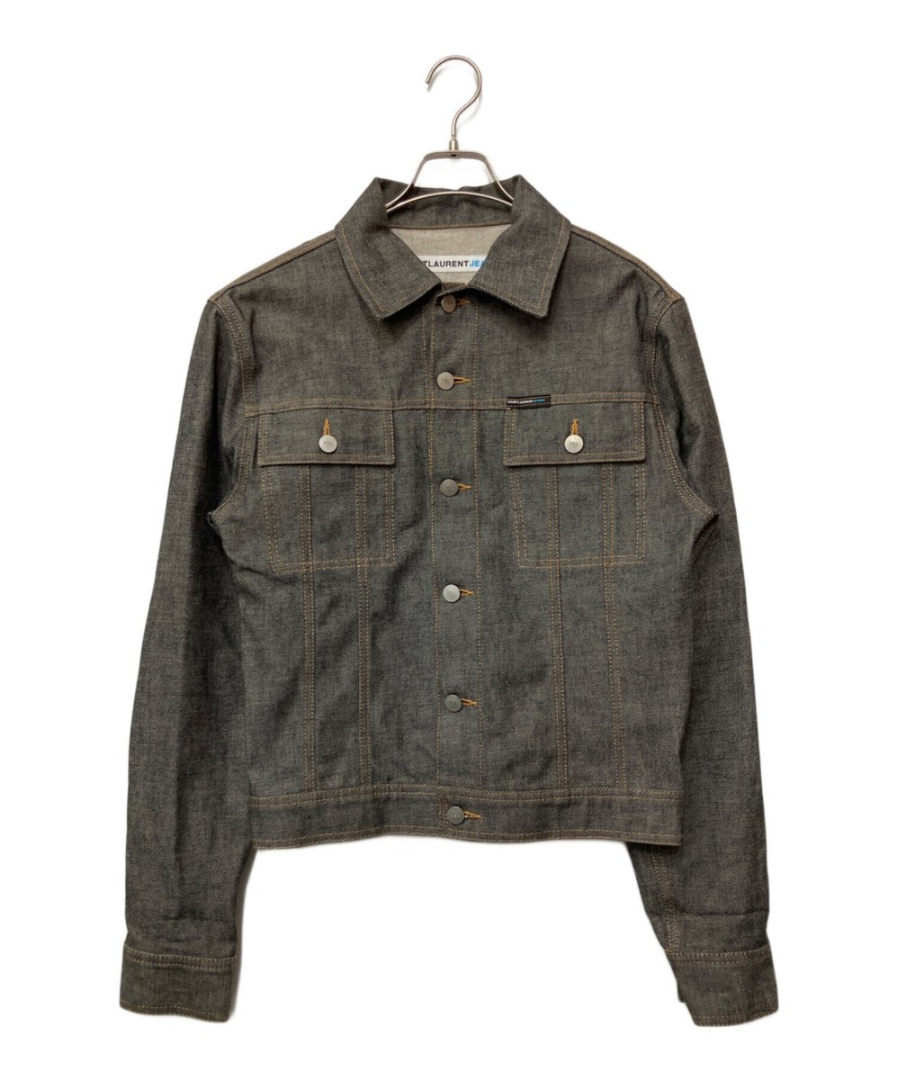 SAINTLAURENT JEANS denim jacket Size: S Gray Men YG00A093 | eBay