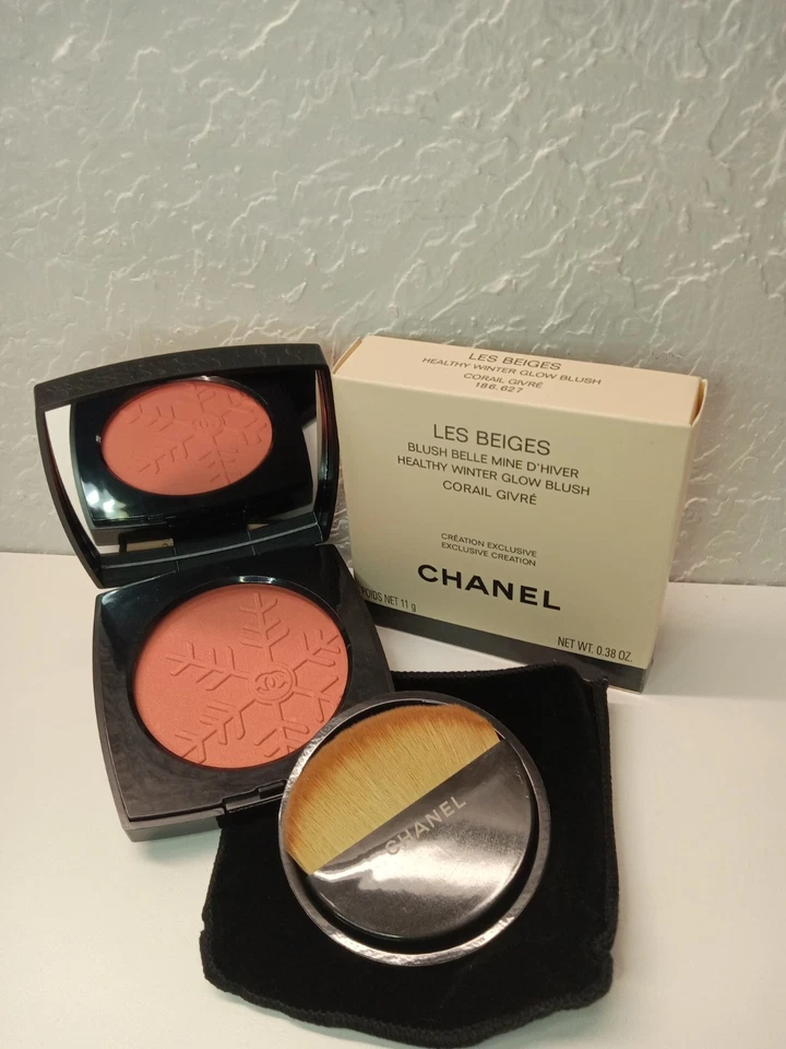 Chanel Les Beiges Saludable Invierno Brillo Rubor Creación Exclusiva - Naranja Foto 4 de 4