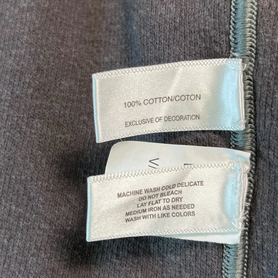 Cutter & Buck Pullover Men's 3XB Gray 1/4 Zip Heavyweight Cotton Casual Workwear - Image 4 of 4