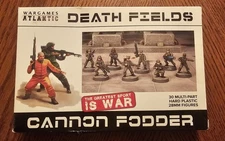 Wargames Atlantic Death Fields Cannon Fodder 30 hard plastic troops DF005