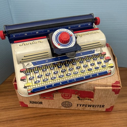 Vintage Marx Junior Typewriter 1950s by Marx Tin Metal Toy