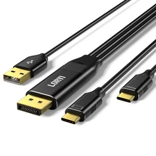 DisplayPort to USB C Cable 4K/5K 60Hz 144Hz for Mobile Monitor, XREAL, Switch...