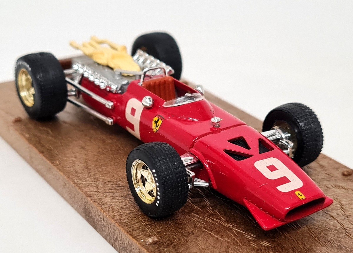Brumm 1/43 Ferrari 312/F F1 Chris Amon #9 1968 Diecast Model Car