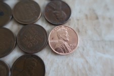 Lot of 68 Wheat Penny Cents - Mostly 1940's & 50's