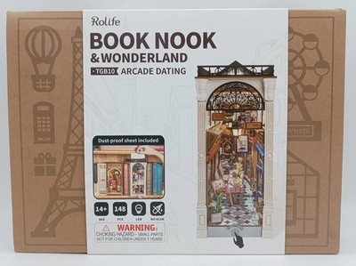 Rolife: Book Nook & Wonderland Bücherregal-Diorama mit Beleuchtung NEU