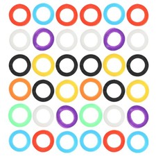 96 Pcs Colorful Key Identifiers Protectors Caps Covers Colored Tags