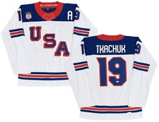 Matthew Tkachuk Signed Team USA Olympic Custom Jersey 2026 Gold Medal + JSA COA