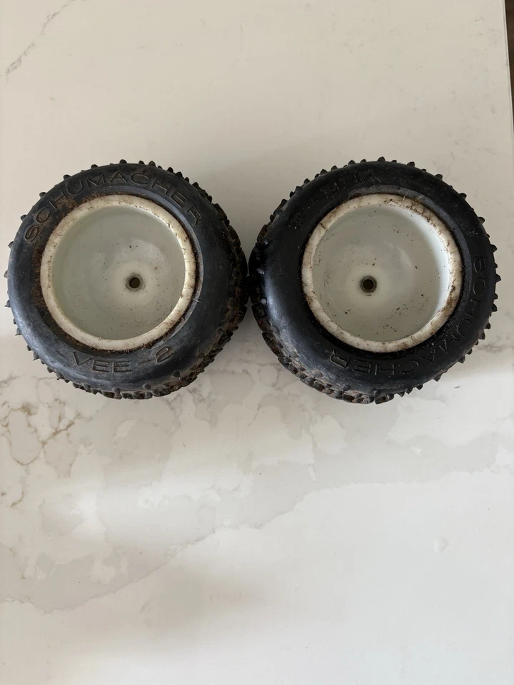 traxxas RC rear wheels vintage hex hub 1/10 truck buggy stadium - Image 2 of 4