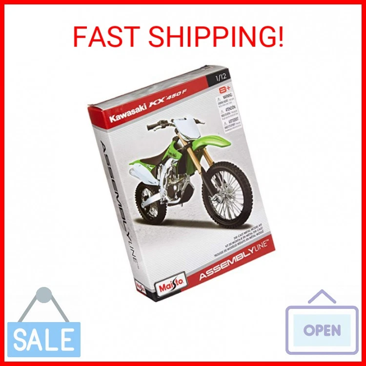 Maisto 1: 12 Al Kawasaki KX 450F (Colors May Vary), Large - Image 2 of 2