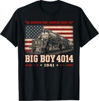 Big Boy 4014 Vintage Steam Locomotive Railroad Train Engine T-Shirt