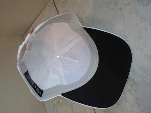 Callaway Golf White 100% Polyester Lightweight Baseball Hat OSFM - Picture 4 of 5