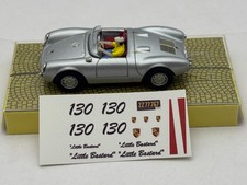 BAUER PORSCHE 550 SPYDER SILVER HO SLOT CAR JAMES DEAN