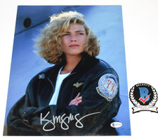 KELLY MCGILLIS SIGNED TOP GUN 11x14 MOVIE PHOTO BECKETT COA BAS CHARLIE MAVERICK