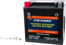 FIRE POWER BATTERY CTX16 SEALED FACTORY ACTIVATED CTX16-BS (FA) FAST SHIPPING
