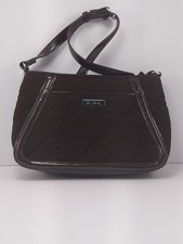 Vera Bradley - Dark Brown Espresso Quilted Hipster Crossbody Purse