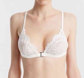 La Perla Windflower Sheer Embroidered Triangle Bra