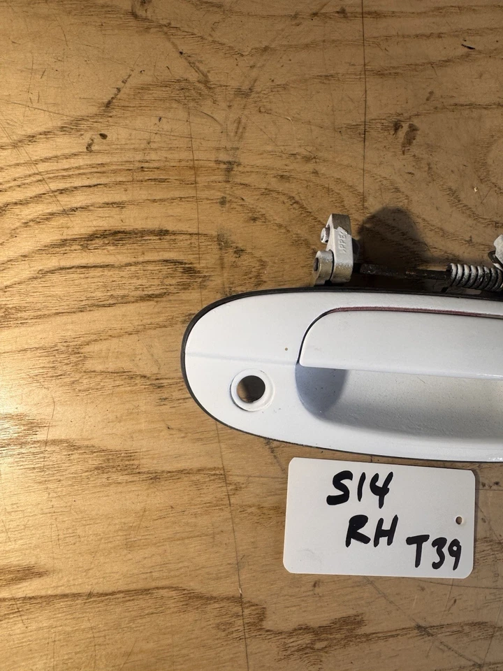 Manija de puerta exterior derecha lado pasajero Nissan 240sx S14 95-98 OEM RH Foto 2 de 4