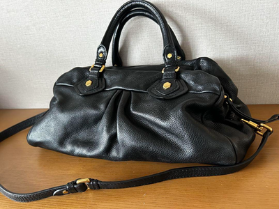 Marc by Marc Jacobs Baby Groovy Classic Q Black Leather 2WAY