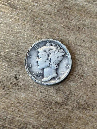1918 Mercury Dime VG