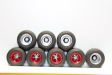 W-58 2 Complete Sets Of Resin Painted 125 Scale Model Car Dirt Track Tires