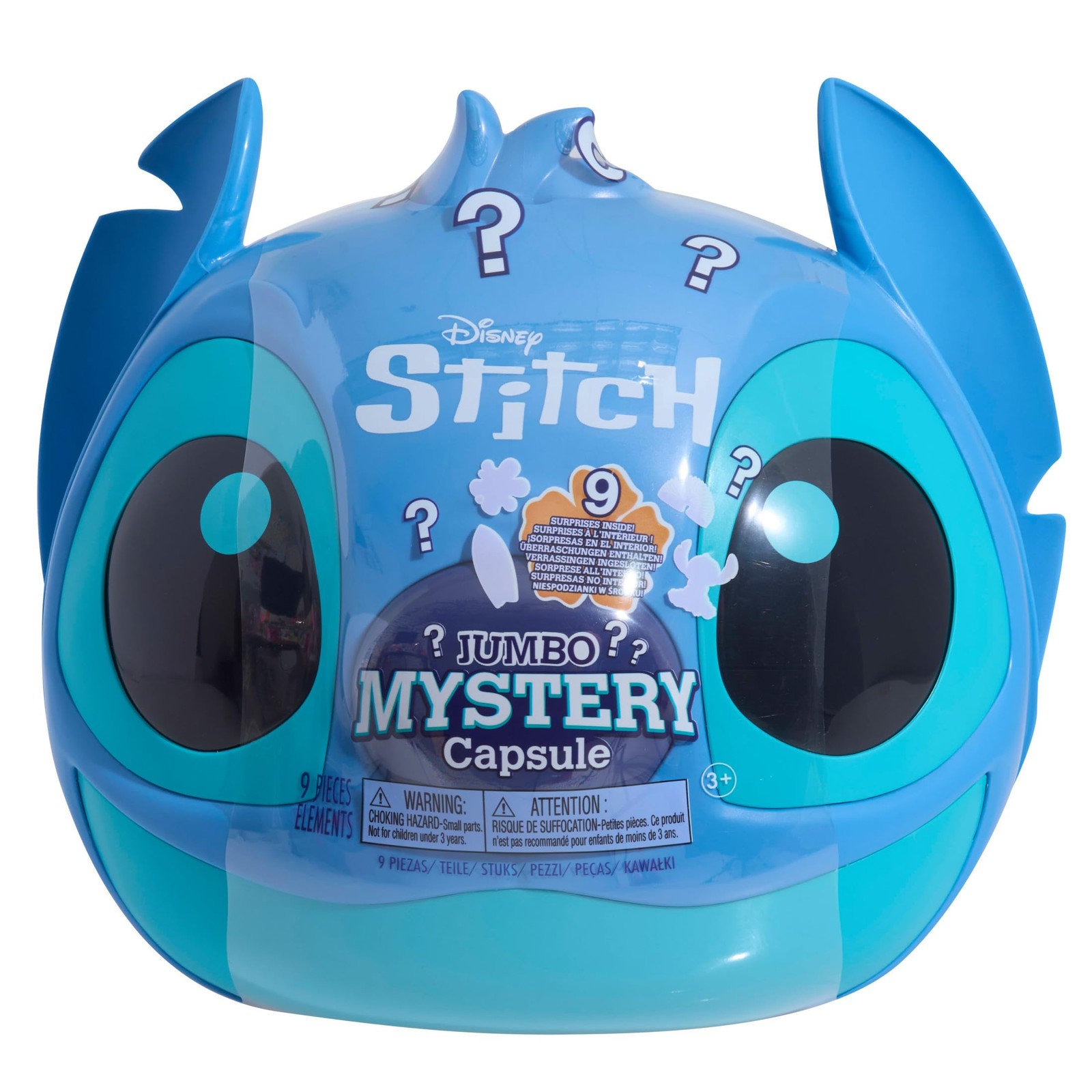 Просто поиграй в Disney Stitch Jumbo Mystery-Капсель, 8-дюймовая, 22,9 см, большая игрушка