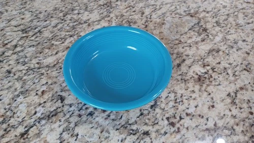 Fiestaware Peacock Cereal/Soup Bowl Retired Color  Homer Laughlin