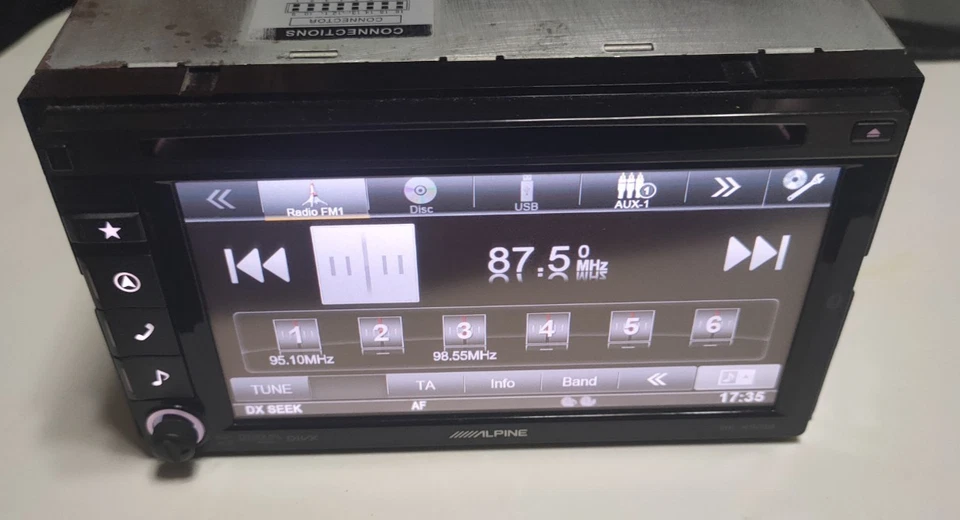 AUTORADIO ALPINE INE 920 DOPPIO 2 DIN CD MP3 BLUETOOTH USB DVD NAVIGATORE TOUCH - Immagine 2 di 4