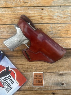 Vintage Don Hume Partner For Colt Double Eagle Cross Draw Holster Brown / Black