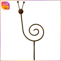 Schnecken Deko Gartenstecker Cortenstahl Metall Rost 88 Cm Beetstecker Naturrost