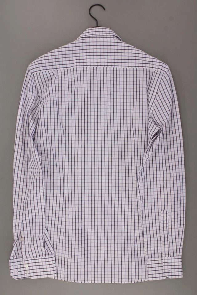 Cinque camicetta per uomo taglia Hemdgröße 39, M, 50 a quadri bianco di cotone - Immagine 3 di 4