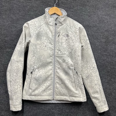The North Face Womens Apex Bionic II Jacket-Shell White Floral Print Size XS