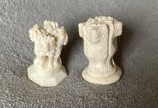 Stone Hand Carved Incense Holder Set 2” Tall