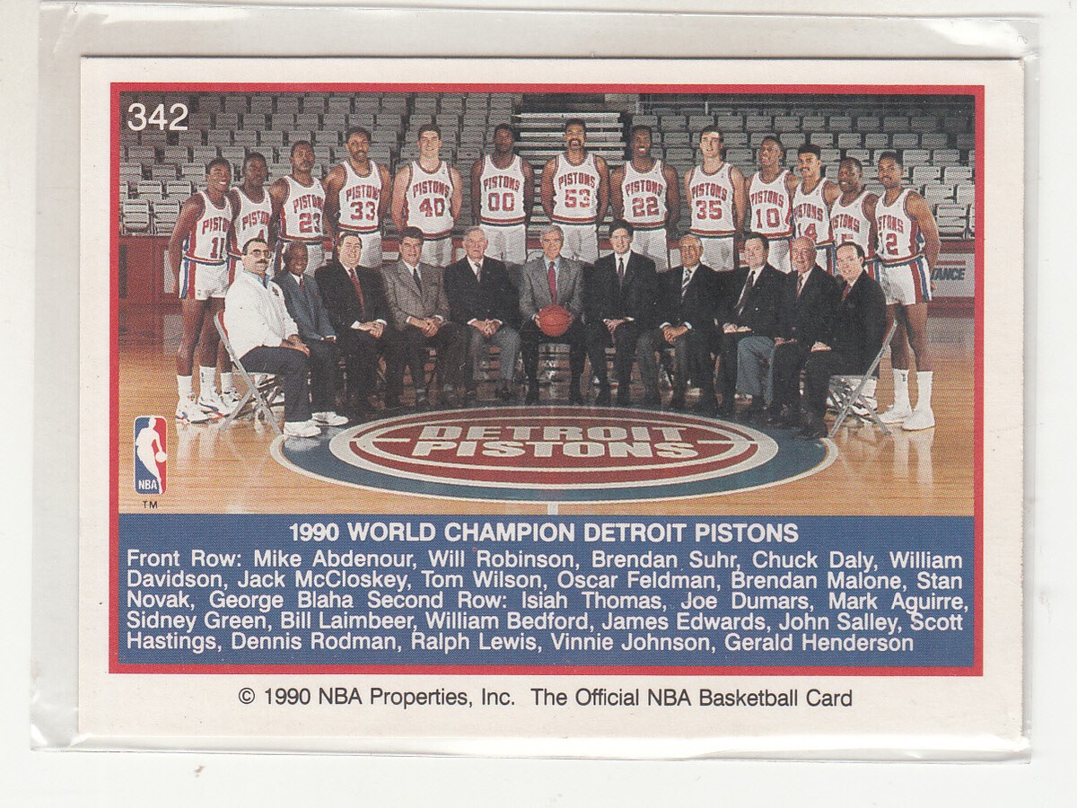 DENNIS RODMAN 1990-91 NBA Hoops Back to Back World Champions DENNIS RODMAN 1990-91 NBA Hoops Back to Back World Champions
