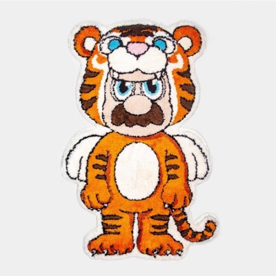 Fools Paradise Leon the Tiger Rug 53cm*79cm Polyester Area Rug --IN STOCK
