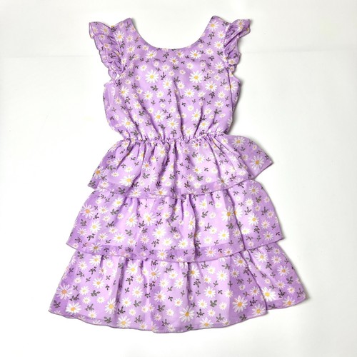 Girls 10 Lily Bleu Lavender Purple Daisy Floral Dress
