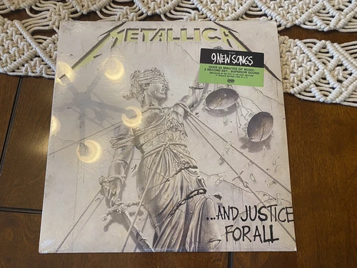 Metallica...And Justice For All Sealed 1988 1st Press Vinyl 2X LP Perfect Shape