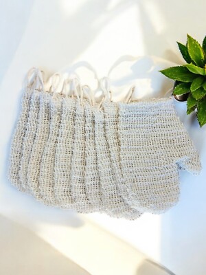 Sisal Exfoliating Shower Glove 10 Pack | Bath Mitt | Compostable | Vegan