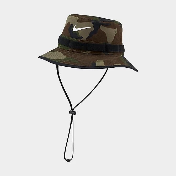 NIKE DRI-FIT BOONIE BUCKET HAT CAP CAMO Camoflauge SIZE M/L (DM3331 222)