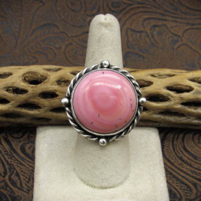 Sterling Silver Pink Conch Shell Ring by Jose Campos Size 8+ | eBay