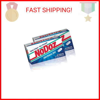 NoDoz 200mg Caffeine Pills Maximum Strength, 120 Caplets total