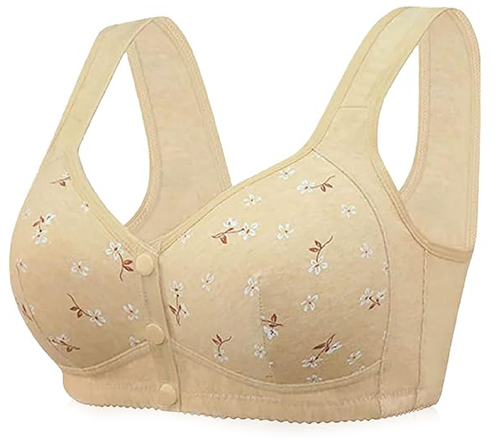 Front Fastening Bra Bralette Button Snap Ideal For the ELDERLY DISABLED Support - Picture 33 of 38