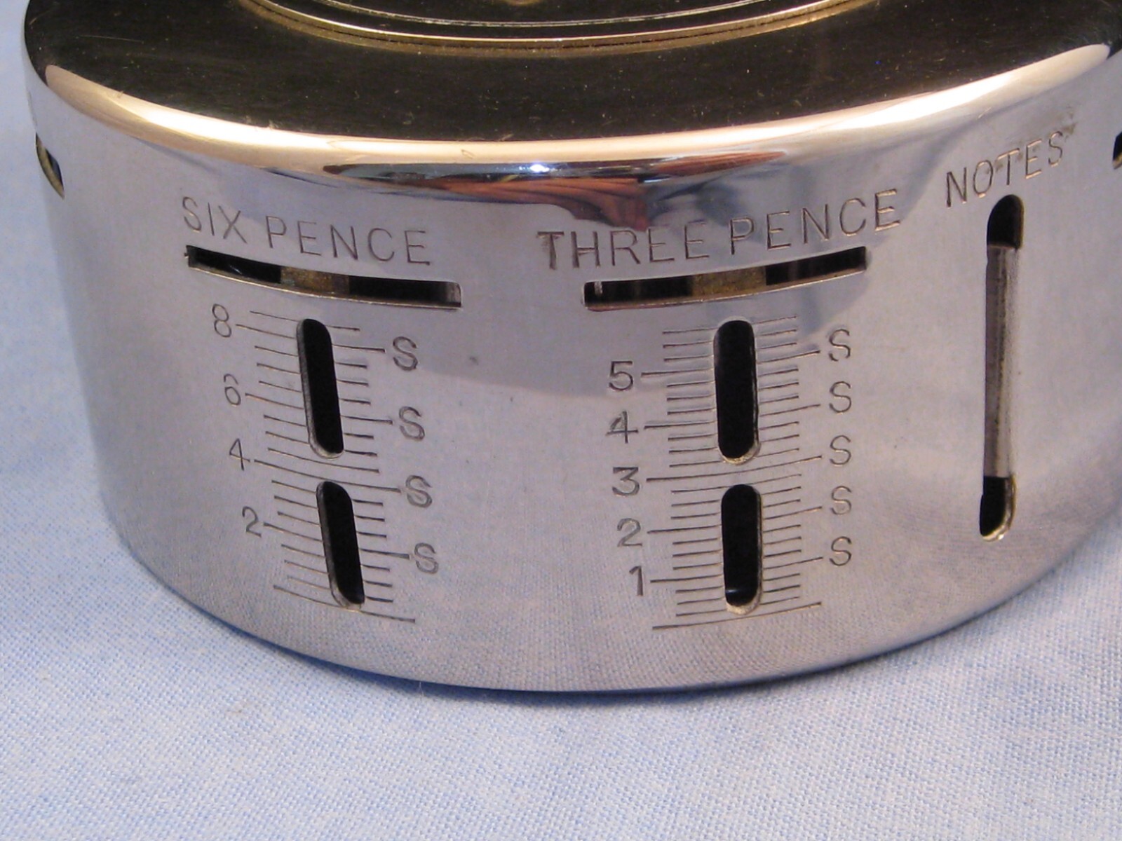 VINTAGE MIDLAND BANK MONEY BOX CASH SAFE 1920s PATENT REG DESIGN PIGGY